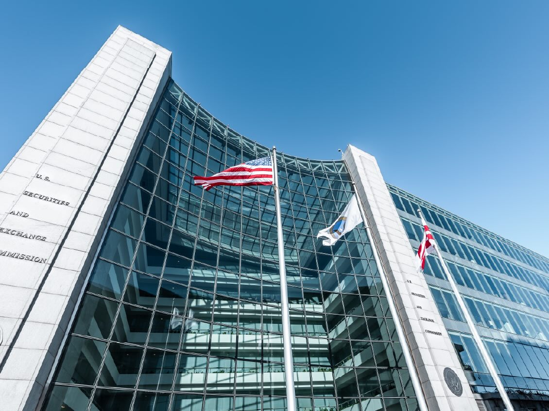 U.S. Securities and Exchange Commission headquarters, representing federal oversight of securities filings and the EDGAR disclosure system.