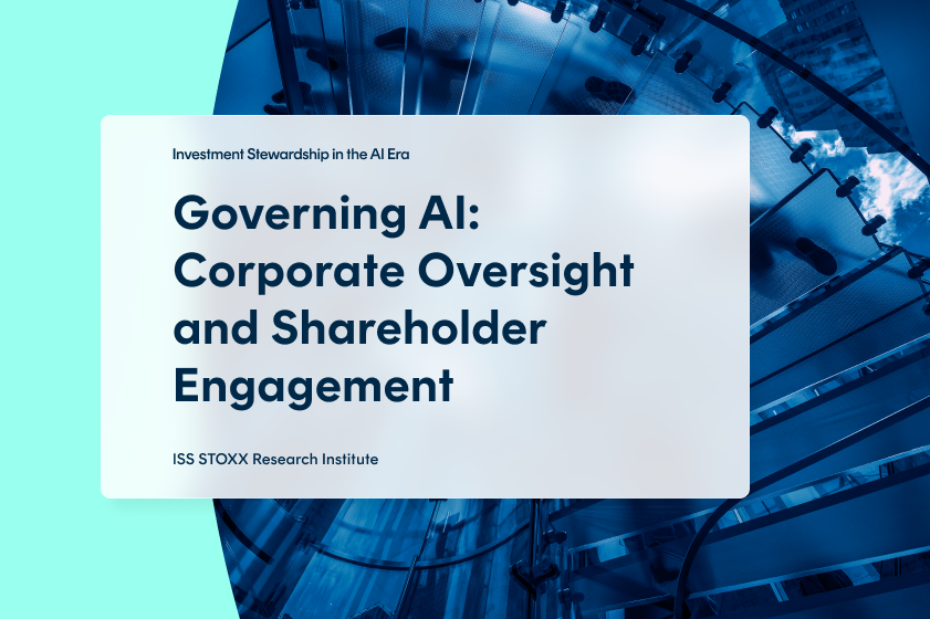 Governing AI: Corporate Oversight and Shareholder Engagement