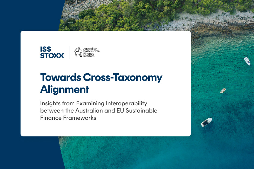 Towards Cross-Taxonomy Alignment: Insights from Examining Interoperability between the Australian and EU Sustainable Finance Frameworks 